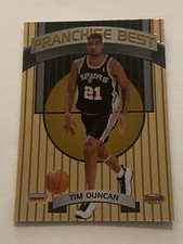 TIM DUNCAN 1998-99 Bowman’s Best Franchise Best #FB9 Insert Card Spurs