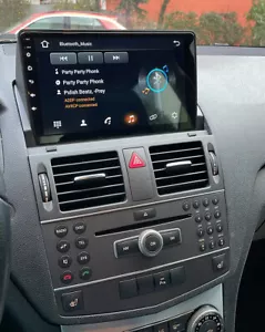 Für Mercedes C-Klasse W204 S204 Android 13 Carplay Autoradio GPS NAVI WIFI FM BT - Bild 1 von 11