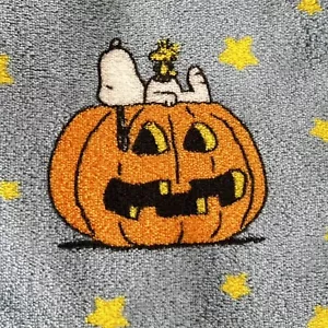 Peanuts Halloween Velvetloft Throw - Picture 1 of 3