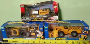 1999 Smart Toys Construction Kids Playset Road Finisher Bulldozer 1:55 Die Cast - Picture 1 of 12