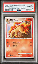 PSA 10 Rapidash 007/017 Arceus LV.X Deck Grass & Fire Japanese Pokemon Card