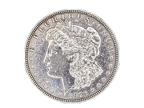 (1921) Morgan Silver Dollar, Philadelphia-Circulated Cover