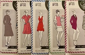 Cotton & Chalk / Threaders Sewing Patterns. Assorted Womens Clothes. New - Picture 1 of 37