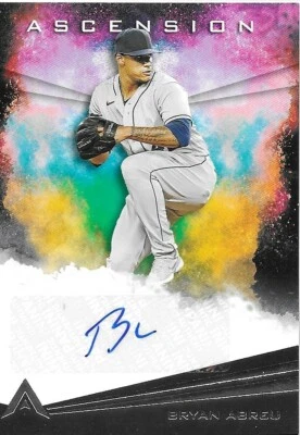 2021 Panini Chronicles Ascension Baseball - Bryan Abreu - Autograph - AA-BA - Image 1 of 2