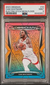 2023 Panini Obsidian #33 Cam Whitmore Electric Etch Neon Flood Prizm RC PSA 9 - Picture 1 of 2