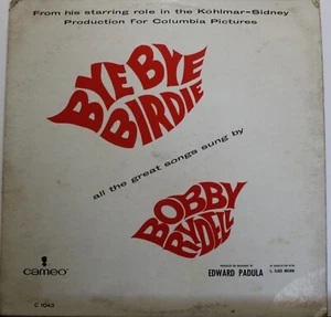 Bye Bye Birdie -Bobby Rydell LP Vinyl Record [Cameo C1043(M)] - Picture 1 of 5