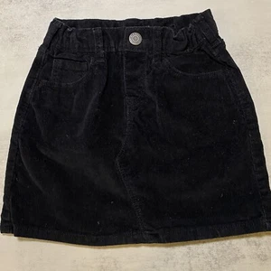 Old Navy San Francisco Button, Black Corduroy Lil Girls 4T Mini Shirt Length 11” - Picture 1 of 14