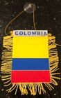 Colombia 🇨🇴 4 X 6” MINI BANNER FLAG CAR WINDOW MIRROR HANGING W Suction New