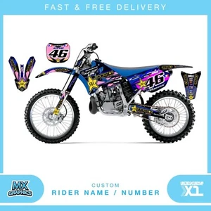 yamaha YZ125 1996-2001 Custom Mx Graphics, Decals, Sticker Kit - Picture 1 of 1