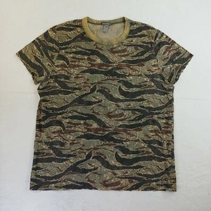 Divided T-shirt size XL Camouflaged H&M distressed faded camo army  - Picture 1 of 8