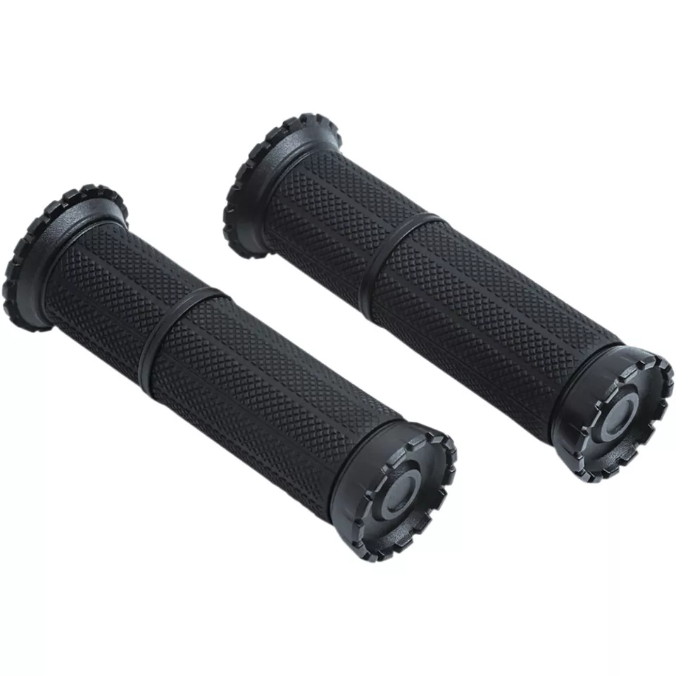 Kuryakyn 1" Riot Universal Black Handlebar Grips (3585) - Image 1 of 1