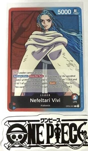 One Piece OP04-001 L Nefeltari Vivi - English - Leader - TCG - Mint - Picture 1 of 1