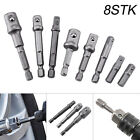 8x socket adapter set for drill/cordless screwdriver socket wrench bit LOVE