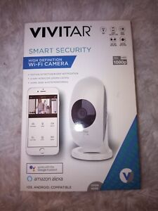 Vivitar Smart Home Security Camera 1080p Hd Wi-Fi Ios & Android Ipc113 White
