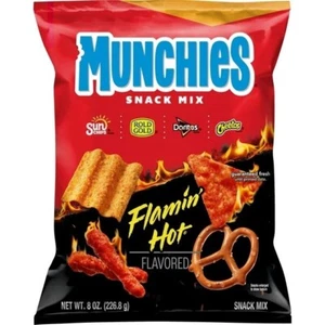 Frito-Lay Munchies Snack Mix FLAMIN HOT, Sun Chips Doritos Cheetos Pretzels 1 Ct - Picture 1 of 5