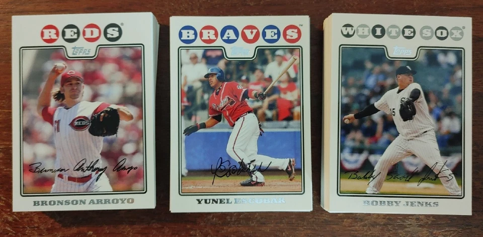 2008 Topps base cards 1-250 Pick from drop down list - Image 1 of 2