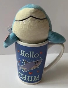 Peluche de San Valentín con sonido y taza exprimidor de tiburón - Imagen 1 de 6