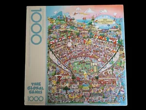 Hallmark Springbok 1984 The Global Games 1000 Piece Puzzle 24x30 Olympics! - Picture 1 of 3