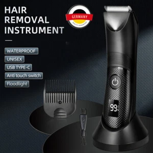 Intimrasierer Mann Rasierer Herren Intimbereich Wasserdicht Körpe Körperrasierer - Bild 1 von 15