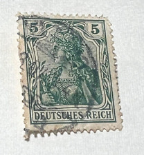 German Duetches Reich Vintage 5 Pf Stamp