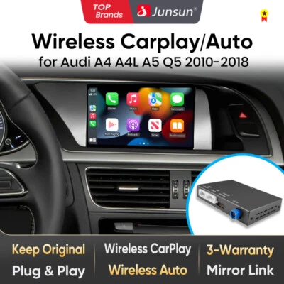 Wireless Apple Carplay Android Auto Interface Für Audi A4 B8 A5 Q5 S5 2010-2018  - Bild 1 von 4