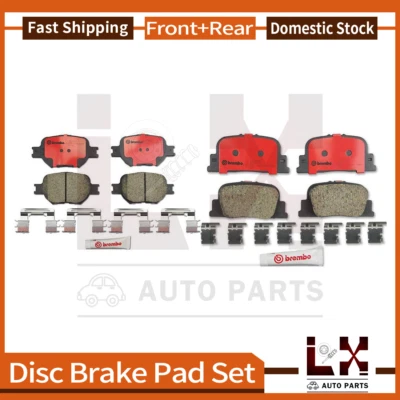 Juego de 8 pastillas de freno de disco delanteras traseras Brembo para Scion tC 2010 Foto 1 de 4