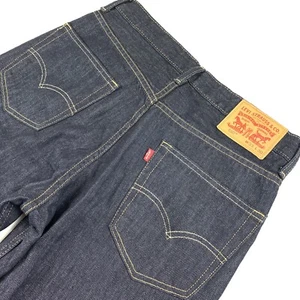 Levis 550 Relaxed Fit Herren Dark Wash Denim Blue Jeans Gesäumte Beine - 33 x 25 - Bild 1 von 9