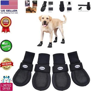 Comfortable & Breathable Dog Booties - 4 Count Paw Protectors for Indoor/Outdoor - Picture 1 of 8