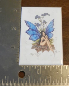 NEW AMY BROWN FORGET ME NOT FAIRY MAGNET - Picture 1 of 1