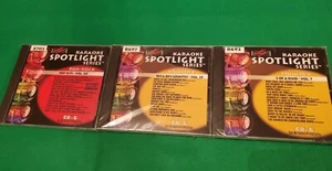 Karaoke Spotlight Series CD+G Sound Choice Discs 8702, 8697, and 8692 (3pc lot) - Picture 1 of 2