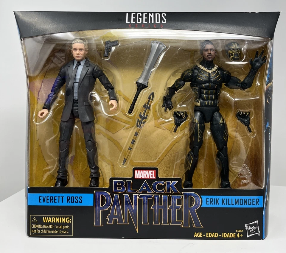 Marvel Legends Black Panther Everett Ross & Erik Killmonger 2pk Hasbro 2017