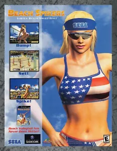 Beach Spikers Nintendo GameCube - Anuncio impreso arte original 7,75x10,50 - Imagen 1 de 1