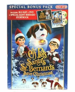 Animated Elf Pets Santa's St. Bernards Save Christmas Blu-ray+DVD with Storybook - Imagen 1 de 1