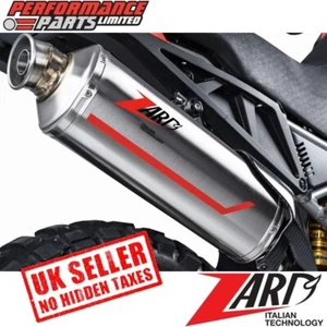 Aprilia Tuareg 660 2023 Zard Stainless / Carbon Road Legal Exhaust Silencer E5 - Picture 1 of 9