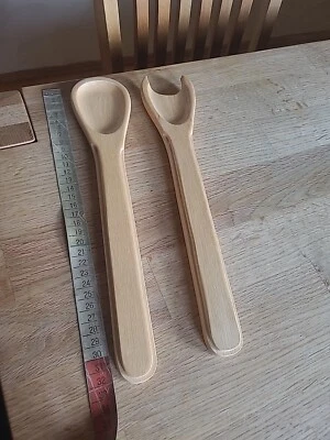 Salatbesteck aus Holz von Thomas Porzellan Gebraucht - Bild 1 von 4