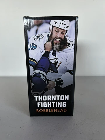 Joe Thornton San Jose Sharks Fighting Joe Hockey Bobblehead SGA Beard Bruins Cover