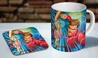 The Six Million Dollar Man - 11oz Tea / Coffee Mug Coaster Gift Set