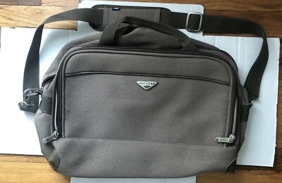 Bolsa de lona de viaje Dockers beige de lona 17X12X7 Foto 1 de 4