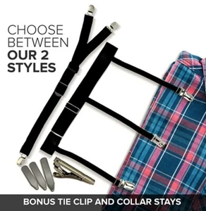 Shirt Stays (Y Style) - Includes NEW Bonuses! - Picture 1 of 6