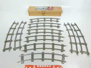10X Ditmar Spur 0 21.601 Track/Track Piece Curved (12 Piece Circle), Box #BW15-1 - Picture 1 of 5