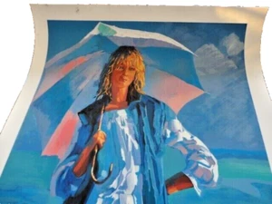 "El Parasol" de Nicola Simbari - Serigrafía sobre papel edición limitada - Imagen 1 de 5
