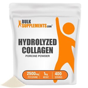 BulkSupplements Hydrolyzed Collagen (Porcine) - For Better Skin