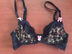 Marks & Spencer underwired bra  uk 28C  usa 28B  euro 60C   europe 75C  black - Picture 1 of 7