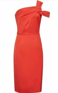 Reiss Size UK12 $515 BNWT "Melissa Twist" One Shoulder Dress - Picture 1 of 7