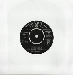 ELVIS PRESLEY 1959 4 TRACK EP IDEAL JUKEBOX - STRICKLY ELVIS - EX CONDITION - Imagen 1 de 3