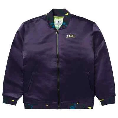 Lifted Research Group LRG Mens Forever Forward Dark Perple Bomber Jacket NWT XL - Image 1 of 4