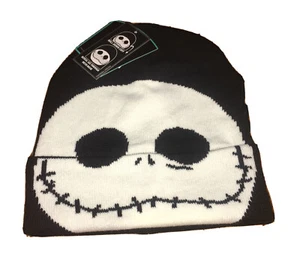 Disney Nightmare Before Christmas Jack Skellington Maske Beanie Wintermütze ~ Neu - Bild 1 von 9