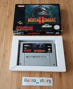 Super Nintendo SNES Mortal Kombat II PAL - Picture 1 of 6
