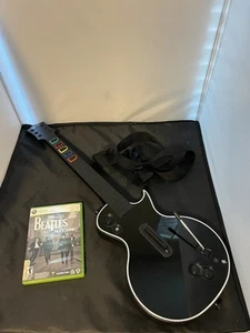 Xbox 360 Guitar Hero Gibson Les Paul Guitar Wireless Controller Bundle game - Picture 1 of 7