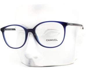 Chanel Gafas 3432 503 Pantos Cristal Azul 50mm con Bolsa - Imagen 1 de 11